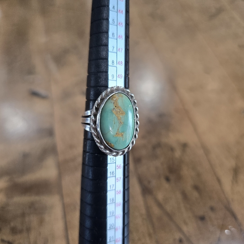 Sterling Silver Navajo Turquoise Ring